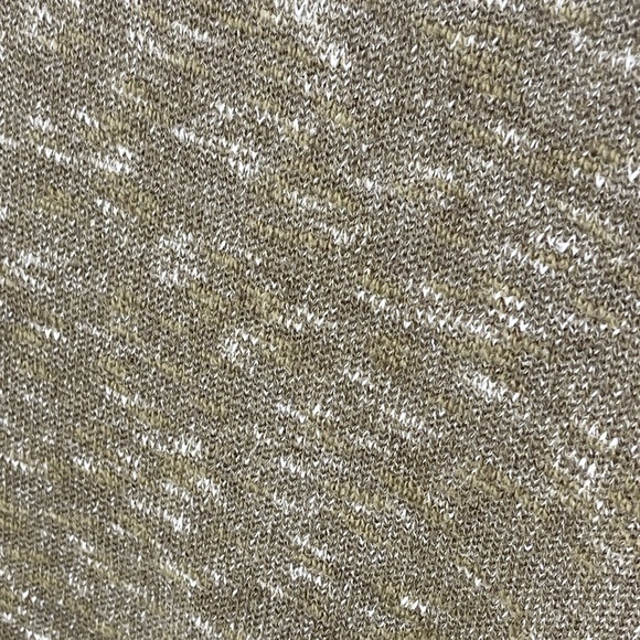 Eileen Fisher Organic Linen Cotton Taupe Sweater Raw Hem Edge Size Large - Picture 5 of 5